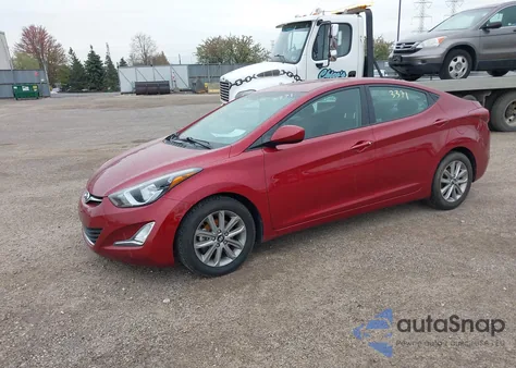 2014 Hyundai Elantra Se z USA, uszkodzony, nr VIN 5NPDH4AE8EH479855